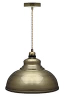 Vintage Antique Brass Hanging Ceiling Pendant Shade