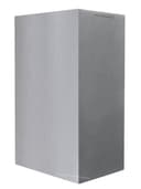 Modern Rectangular Up Down Aluminium Finish Outdoor Wall Light Fixture GU10 ZLC063AB 