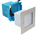 Mini LED Blue Brick Light Outdoor Step Wall Light 70mm Square IP54 ZLC060B