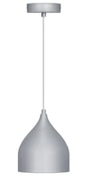 Contemporary Grey Ceiling Pendant Light Shade Fine Metal 