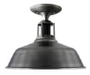 Vintage Retro Industrial Flush Mount Farmhouse Pewter Ceiling Light Shade