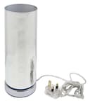 Mirror Chrome Cylinder Desk Lamp 3D Window Effect Glass Bedside and Table Lamp CL002