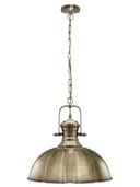 Vintage Industrial Ceiling Pendant Light Brass Antique Retro Metal Hanging Globe Lampshade 