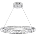 Modern Round Chandelier LED Ring Pendant Ceiling Light Cool White M0170