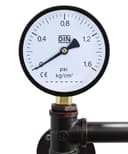 Vintage Industrial Pipe Wall Light with Twin Guage M0188P 