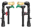 Vintage Industrial Water Pipe Table Lamp M0189P with 4W ST58