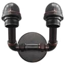 Twin Vintage Industrial Pipe Wall Light M0191P