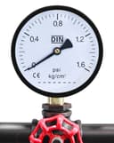 Twin Vintage Industrial Pipe Wall Light with Gauge Valve Tap M0190P 