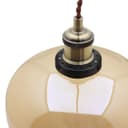 Modern Vintage Glass Globe Pendant Light M0207