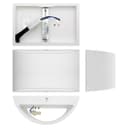 Modern Up Down Gypsum Ceramic Wall Light M0215 with G9 LED 5W WW