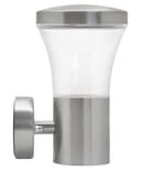 Modern LED Single Outdoor Wall Light Stainless Steel ZLC337 with 5W LED Candle WW