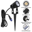 4 Pack Outdoor Garden LED Spike Lights Warm White 12v Low Voltage ZLCSK1WW