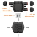3 Way Waterproof IP68 Junction Box Push Clip WB3W