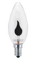 4 X 3w Flicker Flame Candle Light Bulb E14