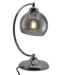 Modern Smoked Glass Globe Table Lamp M0234