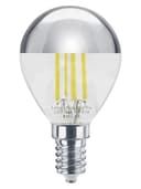 4w LED Crown Silver Light Bulb E14 SES G45 Mirror Top Cool White 6000k