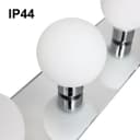Modern IP44 Opaque 3 Globe Ceiling Light M0220