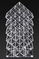 Cosmetic Clear Make Up Organiser Storage Palette Acrylic Stand 28 Holders CY001
