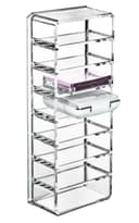 Cosmetic Clear Make Up Organiser Acrylic 8 Sections for Eye Shadow Palette Face Powder M8113