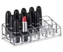 Cosmetic Clear Make Up Organiser Acrylic 18 Sections for Lipstick Lip gloss Nail Polish M8118