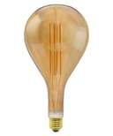 8W Pear Shape Antique Vintage LED E27 Large Smoked Glass PS160