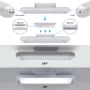 LED Magnetic USB Rechargeable Under Cabinet Night Lights with Touch Sensor Cool White RNL02