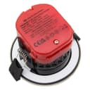 8W Fire Rated Downlights Dimmable Brushed Chrome 