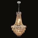 Ceiling Chandelier 6 Lamp Crystal Chrome Pendant Light H3034