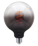 Glass Globe LED Light Bulb Vintage Edison Screw Coil Spiral Filament Grey G125 Gradient E27 GREYG125G