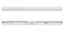40w LED Batten Light 3ft Opal Integrated Tube Light Cool White 6500K Ceiling Fitting IP44 BA40WCW