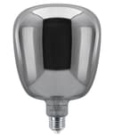 4w LED Decorative Smoked Grey Vase Light Bulb E27 Glass Body Coil Spiral Filament GREYVASE