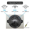 12W LED Double Outdoor Wall With PIR Movement Sensor Stainless Steel Cool White ZLC365SEN