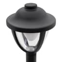 12W LED Bollard Outdoor Garden Light Stainless Steel Black Finish Cool White ZLC360BCW