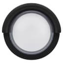 12W Outdoor Modern Round Black LED Wall Light Opal Diffuser 3000K ZLC361B
