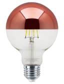 4W LED Crown Copper Light Bulb Mirror Top E27 Cool White 6500k