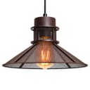 Industrial Ceiling Rustic Copper Scone Pendant Light H3075