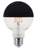 4W LED Crown Top Light Bulb Matte Black E27 Warm White 2700k
