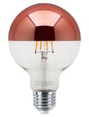 4W LED Crown Copper Light Bulb Mirror Top E27 Warm White 2700k