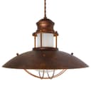 Industrial Ceiling Rustic Pendant Light Caged Lamp Shade Nautical Lantern H3076