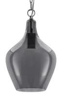 Modern Vintage Ceiling Smoked Grey Glass Pendant Lamp H3129