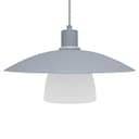 Modern Ceiling Pendant Light Grey Frosted Glass H3130
