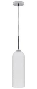 Modern White Frosted Glass Ceiling Pendant Light Tubular Lamp Shade H3134