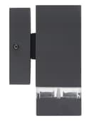 Modern Garden Outdoor Single Black Wall Light ZLC369B