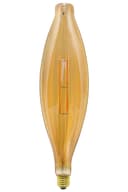 8w Tubular Antique Vintage LED E27 Smoked Glass CT120