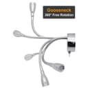 LED Indoor Bedside Reading Wall Light 2W 3000K Chrome H3144