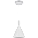 Ceramic Ceiling Pendant Light White Gypsum Lamp Shade