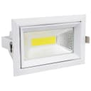 LED Rectangular Retail Ceiling Downlight Cool White 6000k Adjustable Beam Angle Recessed CDAS03