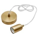 Ceiling Rose Pendant E27 Fitting Brass Flex Hanging Lamp Holder Kit K428