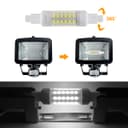 2 x R7S 78mm LED J78 Halogen Replacement 7w 6000k Flood Light Linear Bulb