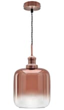 Modern Vintage Glass Copper Pendant Light M0201